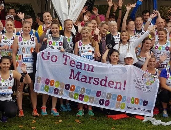 Team Marsden runners group picture at the Royal Parks Half marathon