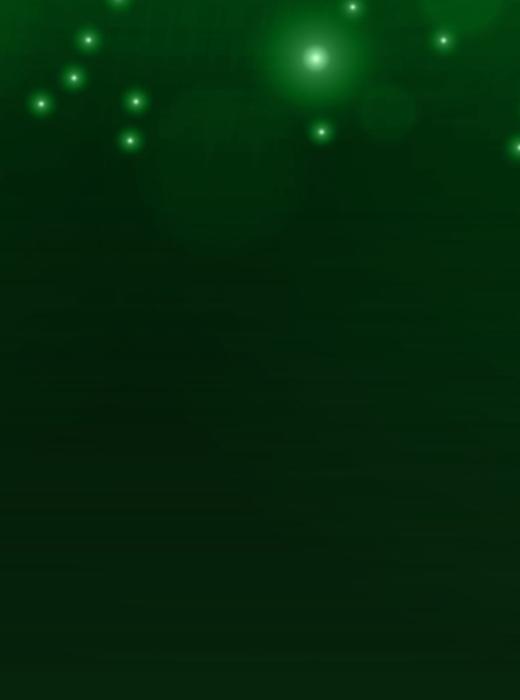 Green background with sparkles
