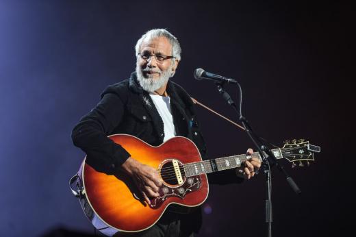 Cat Stevens on stage