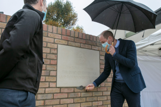 HRH launching the Oak Cancer Centre