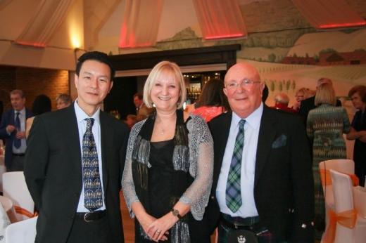 Tony and Marion photographed with another Royal Marsden Volunteer