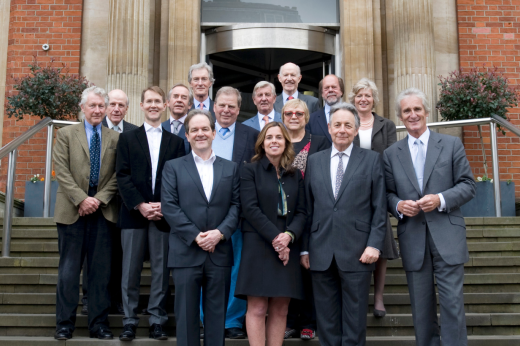 Image of the OCC Capital Appeal Board Members standing outside the Royal Marsden Cancer Hospital