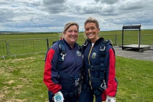 Summer skydive