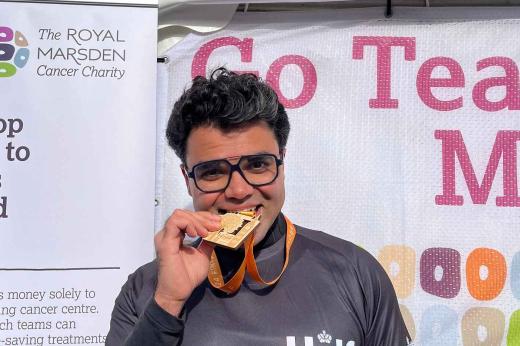 Royal Marsden runner at Royal Parks