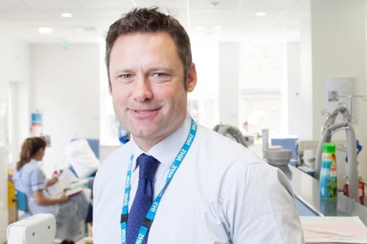 Headshot of doctor in hospital
