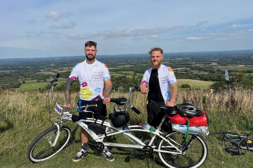 Two RMCC fundraisers at London to Brighton Cycle 