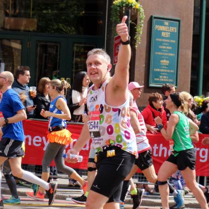 Team Marsden runner