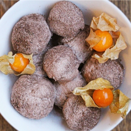 Vegan chocolate truffles