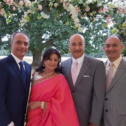Preeti Dudakia with her family