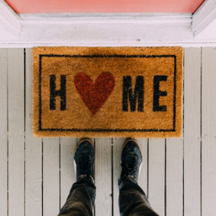 home is where the heart is doormat