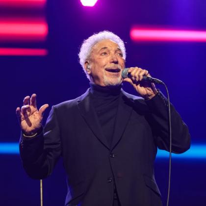 Tom Jones at Music for the Marsden