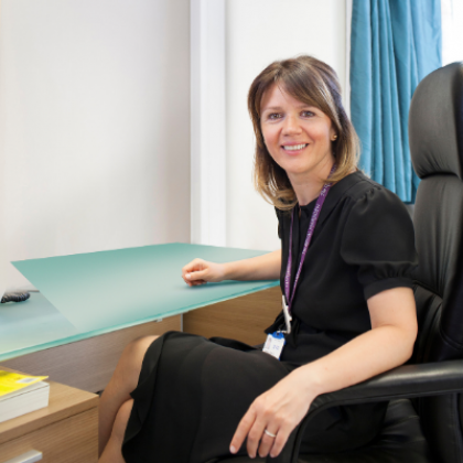 dr samra turajlic at her desk