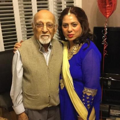 Roma Sharma and her father, Krishan