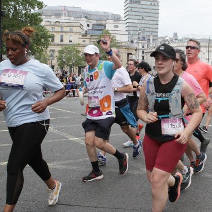 Royal Marsden Supporter Nicholas on the ASICS 10k Route