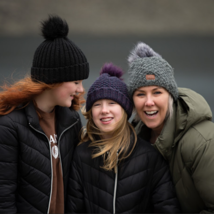 Julie and her children
