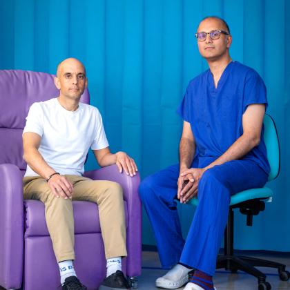 Mr A Khan and Nick Symani