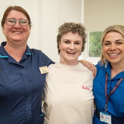 Zoe and her nursing team