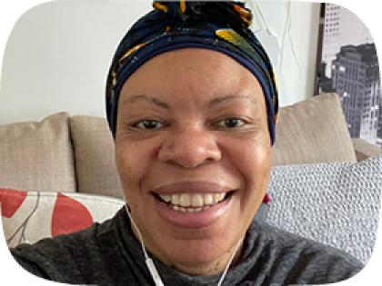 Photo of Debbie smiling
