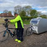 Simon with his e-bike