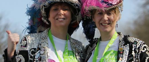 Pearly Queens on The Marsden March