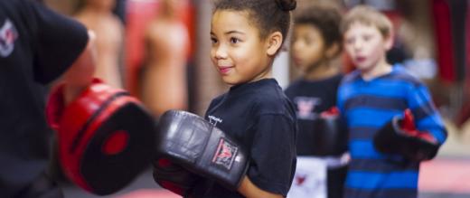 Students at the Phoenix School of Martial Arts being put through their paces