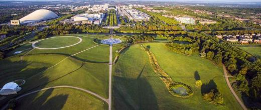 Milton Keynes aerial view