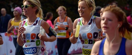 Runners in Royal Parks Half Marathon