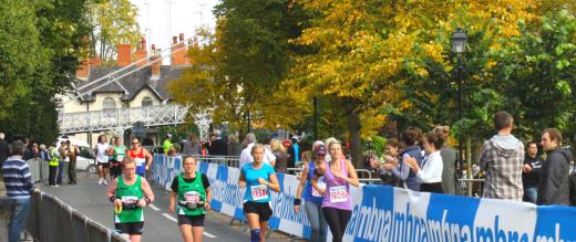Chester Marathon runners