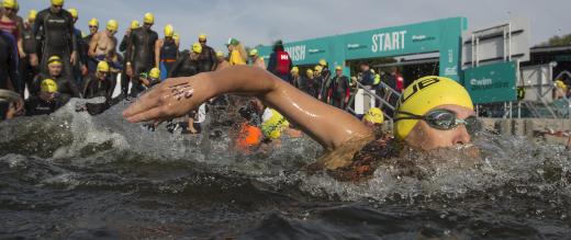 Swimmer in the Serpentine