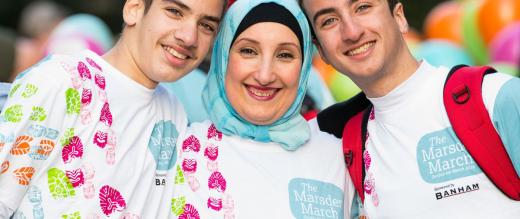 Three Marsden marchers