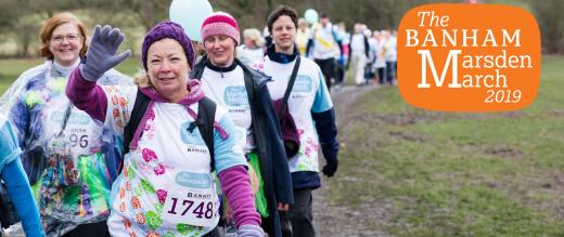 Walkers on the Marsden March