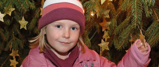 Annabelle with the celebrate a life tree