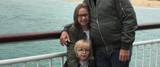 Andrew Sullivan with his children