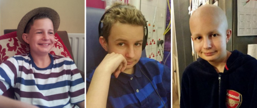 Jake before and after treatment