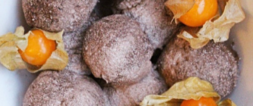 Vegan chocolate truffles