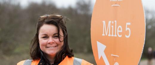 Marsden March volunteer