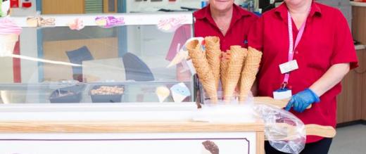 Ice Cream Trolley in the Oak centre