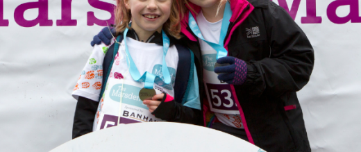 children with medals
