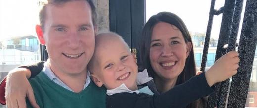 Harry Shaw with his parents 