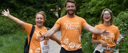 The Banham Marsden March walkers