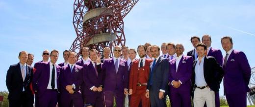 Group shot of the abseilers