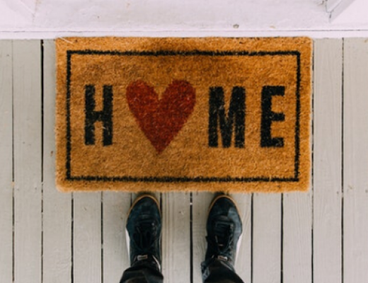 home is where the heart is doormat
