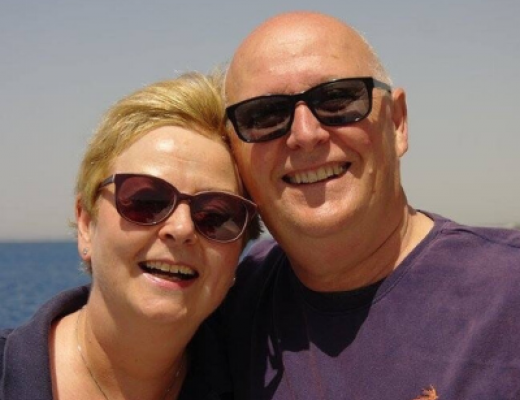 Keith and his wife