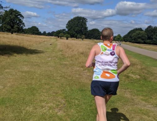 Megan running