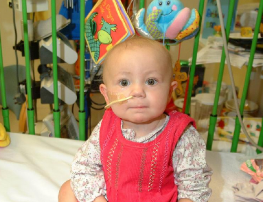 Niamh as a baby