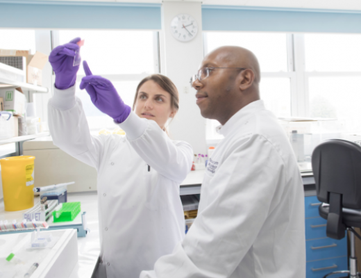 scientists in lab