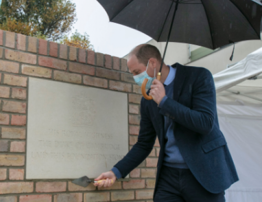 HRH opening the Oak Cancer Centre