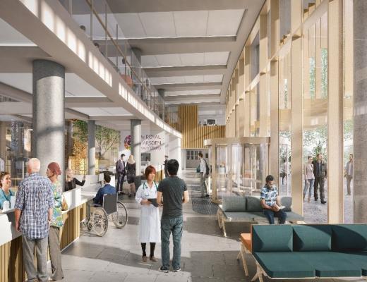 Visual representation of an indoor area in the OCC building