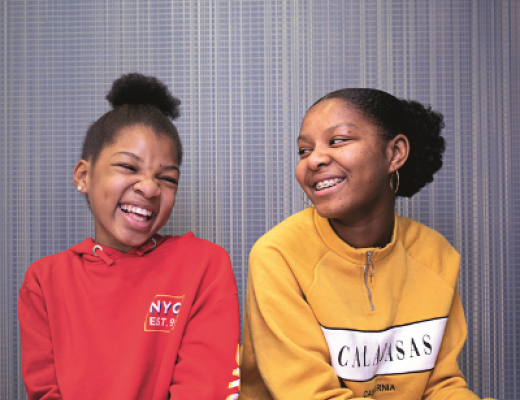 kareece and kameeka laughing