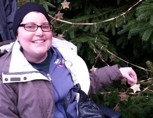 Ali with her Marsden star